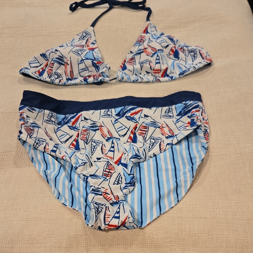 Vineyard Vines Blue and Red Nautical Bikini